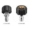 Metal Car Wash Lance Connector 1/4 3/8 QD Male To M22 14mm 15mm Female Connector Adapter for Pressure Washer