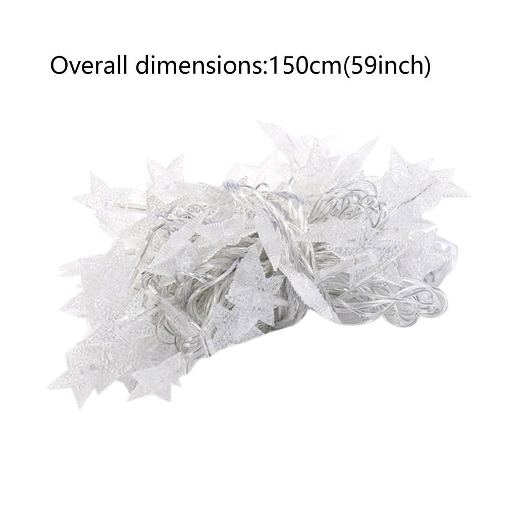 Star Shape String Lights Party Wedding Christmas Room Curtain Light Decoration