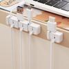 New 1Pcs Charging Cables And Data Wires Accessory Desktop Cable Management Clip Simple No-Drill Edge-Mounted Cord Organizer