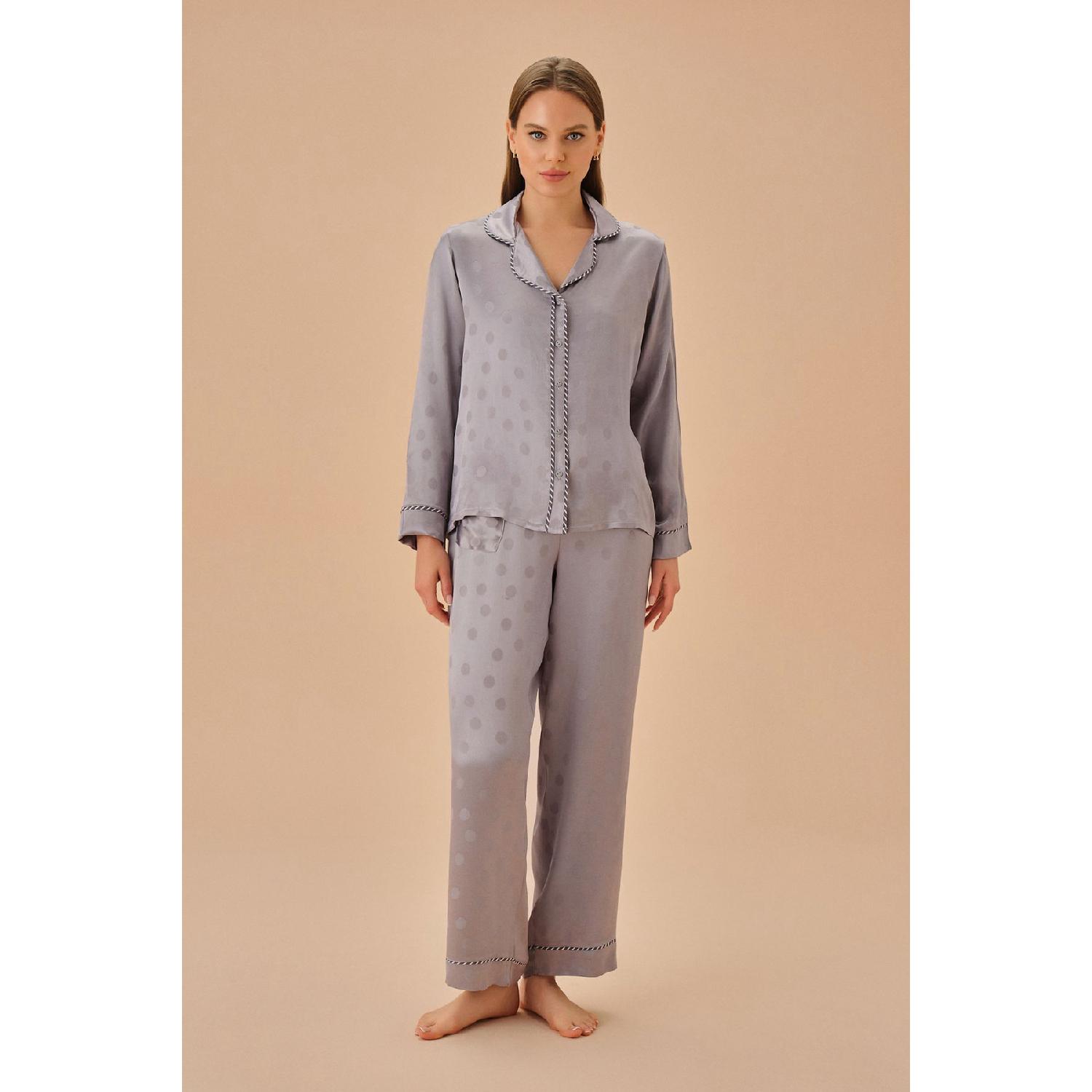 

Pointy Masculine Pajama Set S сірий колір