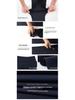 2026 Women's Plus Size Straight-Leg Elastic Waist Pants for Spring/Autumn - Loose Fit for Middle-Aged & Elderly