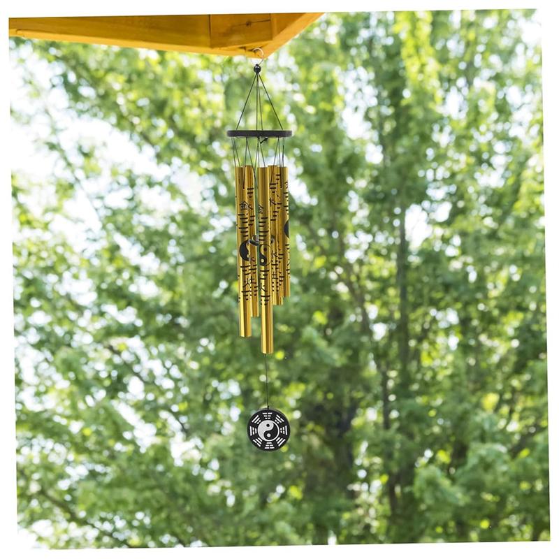 Medium Bagua Wind Chime Pendant Retro Metal Wind Chime Lucky Good Luck Wind Chimes