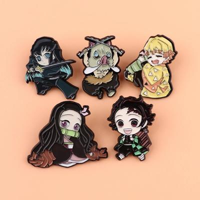Odznak Anime Smaltovaný Odznak Brože Brože Anime Brož Roztomilé odznaky Fanoušci Pánské oblečení Zdobí šperky Doplňky Dárky