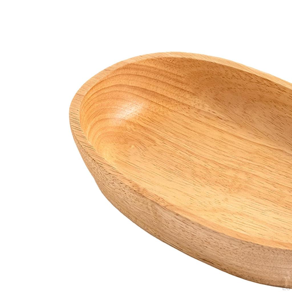 Sushi-Schale, Holz-Auffangtablett, dekorative Lebensmittelpräsentation, japanisches ovales Snack-Servieren für