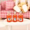 5pcs 1/12 Miniature Dollhouse Accessoreis Mini Wine Bottle Drinks Strawberry Jam Food Furniture Model Toys For Doll House Decor