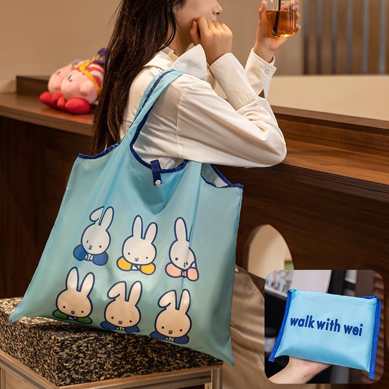 

Складная сумка-тоут для покупок большой вместимости с японскими спринг-роллами