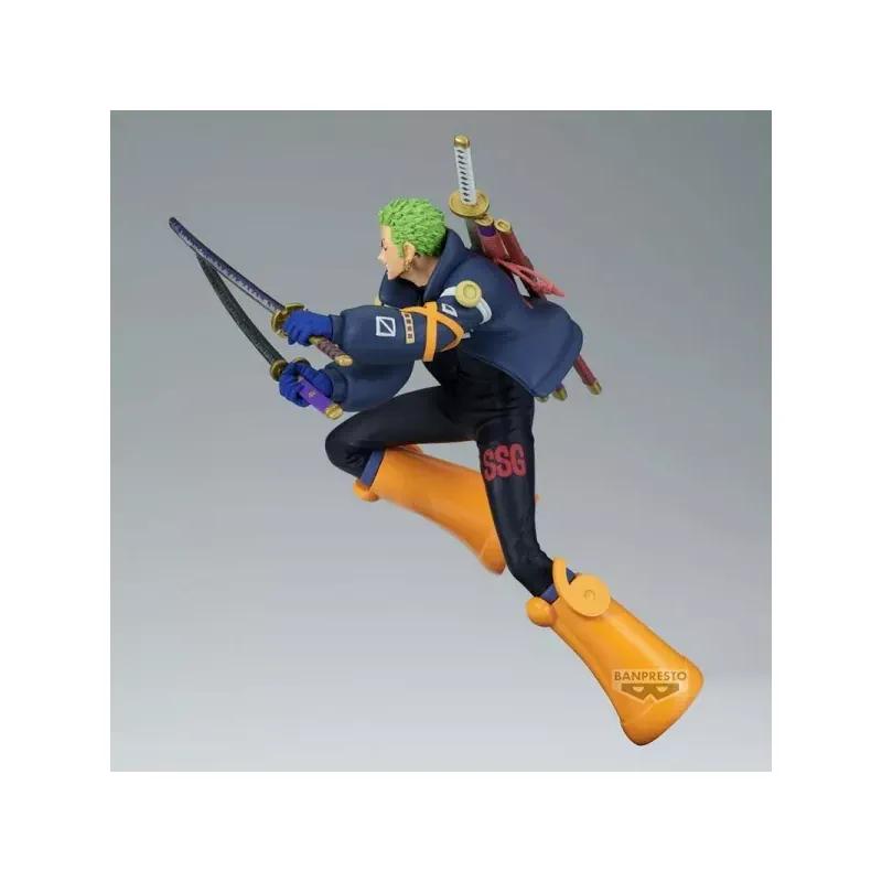 Banpresto - ONE PIECE - BATTLE RECORD COLLECTION-RORONOA ZORO- 16 cm