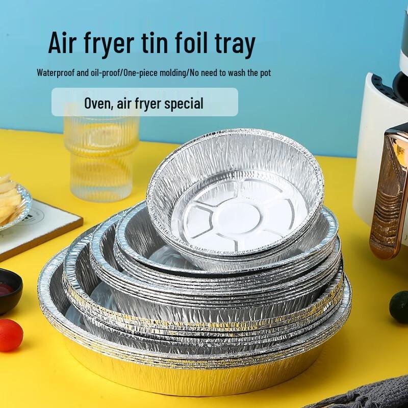 Changbaosen 10-inch Disposable Deep Aluminum Foil Pans