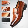 Brand Men Leather Shoes Classic Office Formal Party Shoe for Men Footwear Luxury Slip-On Men's Dress Shoes 2025 new