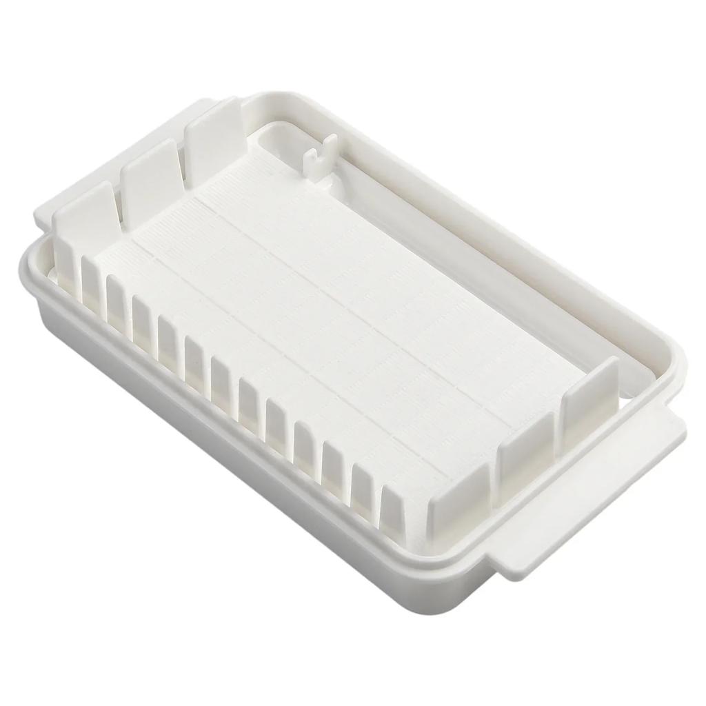 Butter Box Cheese Storage Box 16.5*9.5*5cm PP With Transparent Lid Butter Cut Cheese Refrigerator High Quality
