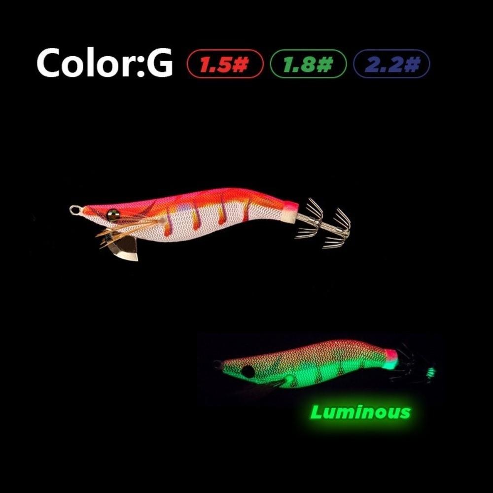 5.2g Squid Jig 6cm Hard Bait Hard Fishing Lure Fishing Lure  Night Fishing