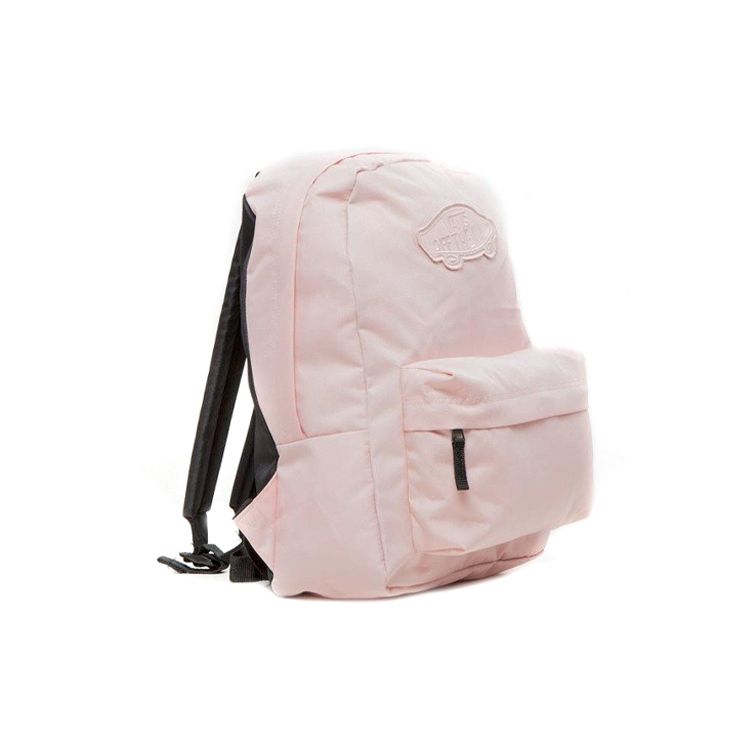 Vans Polyester Zipper Closure Backpack With Embroidered Decoration And Large Capacity Women Backpacks Pink VN000NZ0EI2