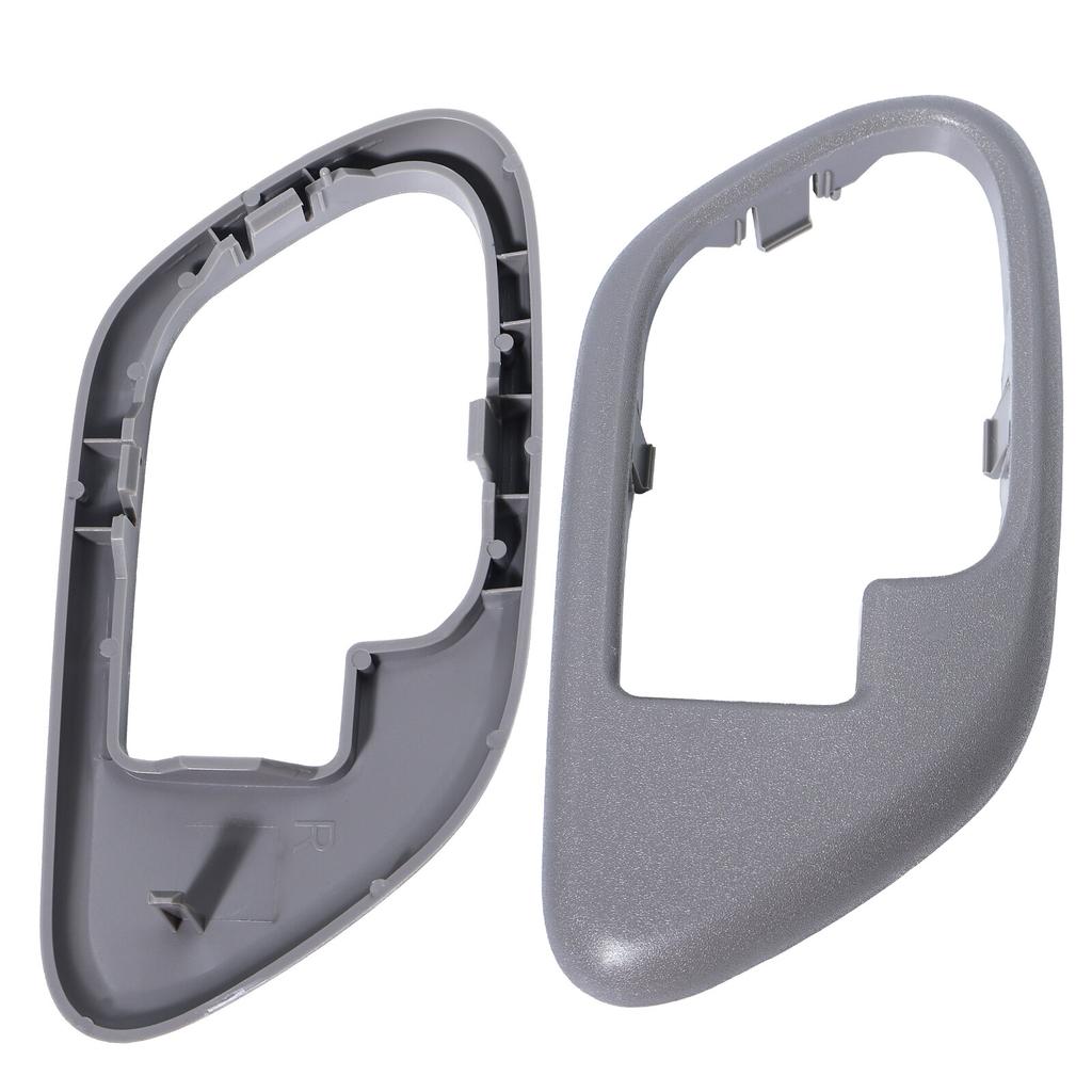 Interior Door Handle Trim Gray Pair Set For Chevy GMC Yukon C3500 C2500 Truck