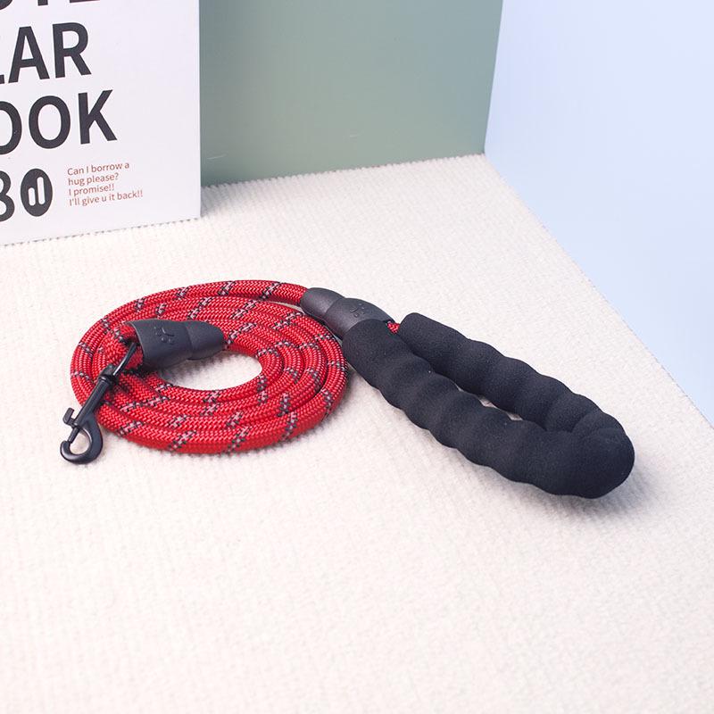 Reflective Nylon Dog Leash - Medium & Large Breeds