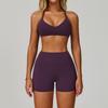 2 Piece Set Women's Tracksuit Fitness Clothes Yoga Sets Sportswear Workout Bra High Waist Leggings Set Gym Clothing Sports Suits