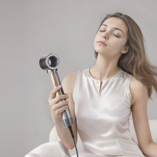 VEVOR Hair Air Styler and Dryer Brush, 4-in-1 Multi Hair Styler, 110,000 RPM High-Speed Ionic Hot Air Styler with 3 Brushes & 1 Nozzle
