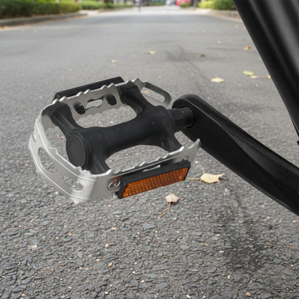 1 Pair Anti Skid Cycling Pedals Black Mountain Bike Pedals Durable Bike Pedals Bicycle Accessories