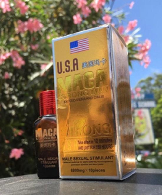 Strong Man Maca 6800 Mg. , 10 Tabs