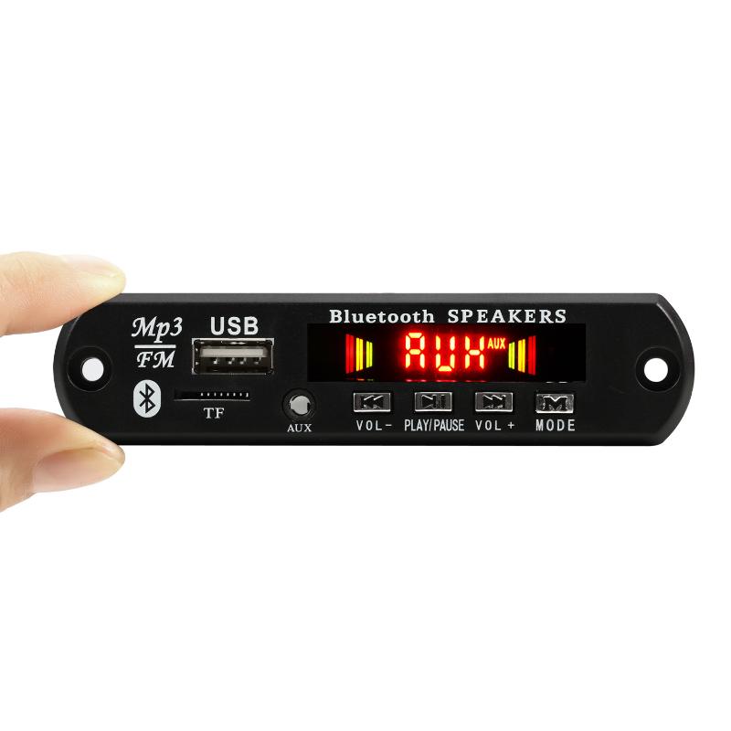 Amplifier Bluetooth Mp3 Decoder Board Wireless Car Audio Moudle Mp3 Player Handsfree Usb Tf Fm Radio Music Speaker