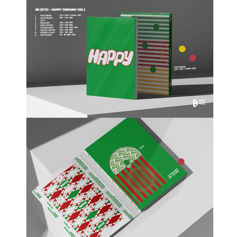 JIN (BTS) - Jin 1st Solo Album 'Happy'
