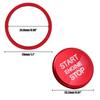 Engine Start Stop Button Ring Ignition Cover Trim for VW Arteon CC Passat B8 Golf 7 Magotan Jetta T-Roc, Interior Accessory