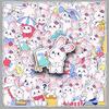 51 Original HD Strawberry Rabbit Stickers - Cartoon, Waterproof for Notebook, Journal, Luggage