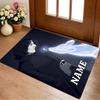 Custom Name Wolf Living Room Non-Slip Area Rug Soft Carpet for Bedroom Kids Playroom Sofa Office Home Decor Doormat