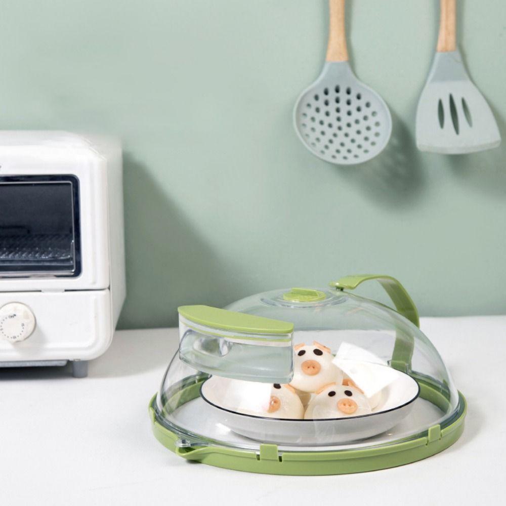 with Handle Airtight Food Covers Food Preservation Cover Keep Fresh Lid Microwave Oven Food Cover