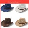 Style Mens Wool Felt Fedora Hat With Wide Brim For Vintage Party Wear