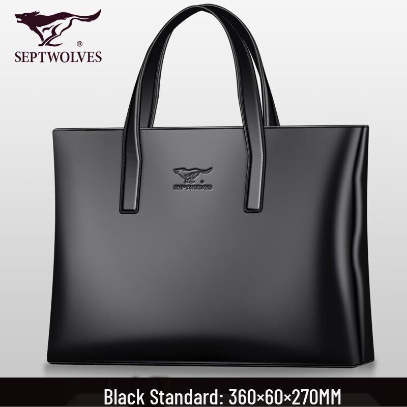 SEPTWOLVES Men s Business Laptop Briefcase Medium