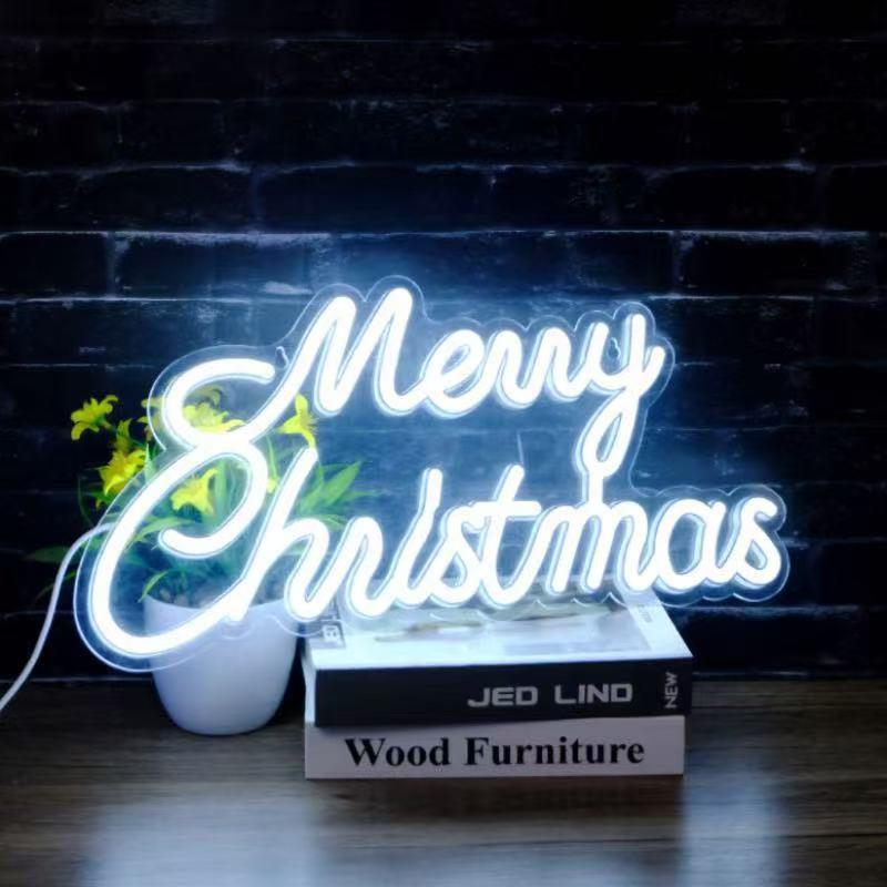 Happy Birthday LED Neon Sign - Acrylic Backplate Decoration Light