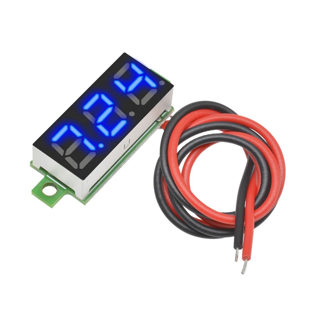 

0.28 2.5V-30V 12V 24V Mini LED DC Digital Voltmeter Voltage Meter Panel Volt Tester Detector Monitor 2 Wires Auto Car Mobile