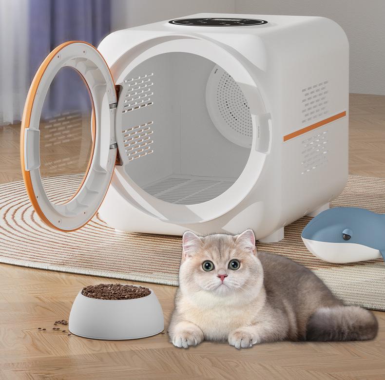 Smart Silent Pet Dryer: Automatic, Large-Capacity Hair Drying Box for Dogs and Cats