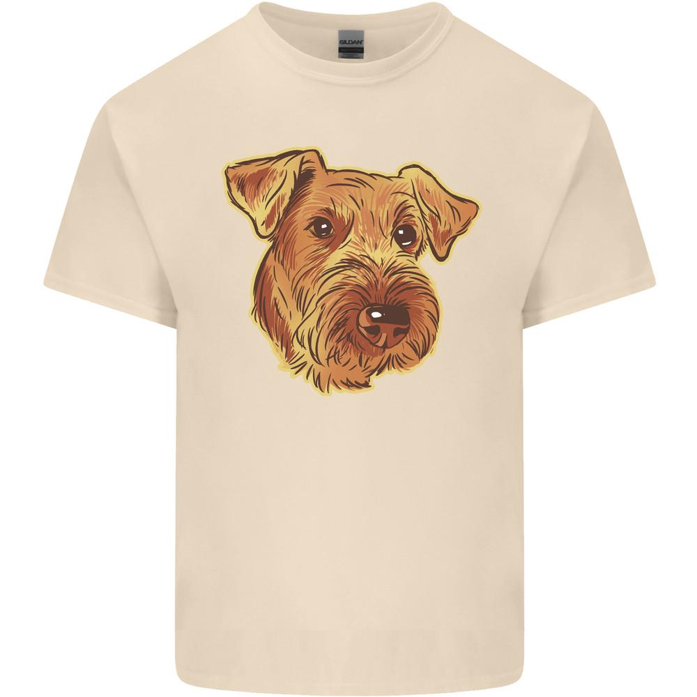 An Airedale Terrier Bingley Waterside Dog Mens Light Cotton T-Shirt