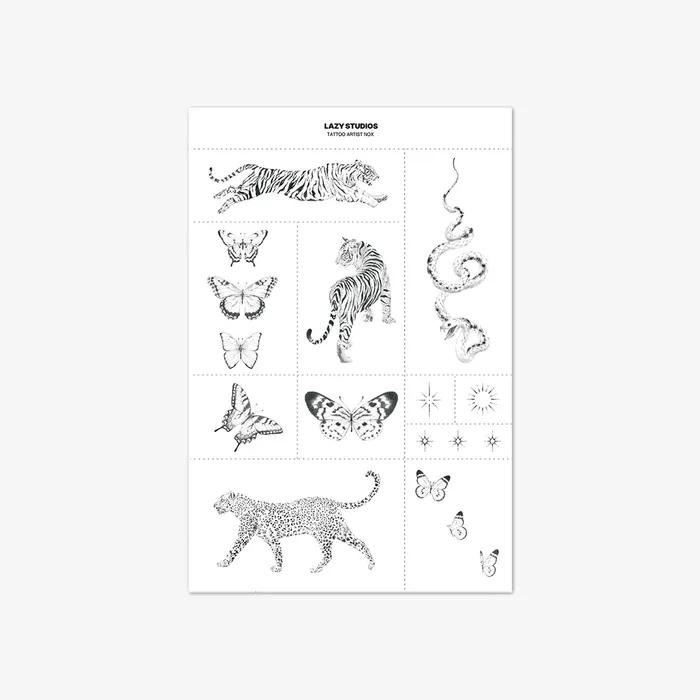 

Тату-мастер Нокс 01 Временная тату-наклейка