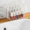 Clear Makeup Storage Box With Lid Transparent Lip Gloss Container  Household