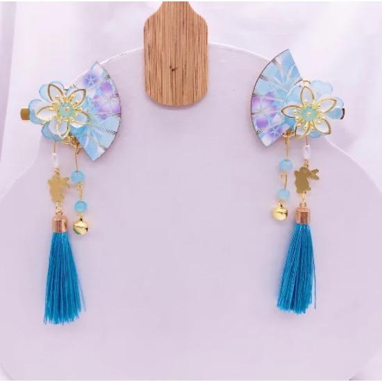 New Style Chinese Style Accessories Children Hair Clip Super Fairy Tassel Hair Ornaments Ancient Style Girls