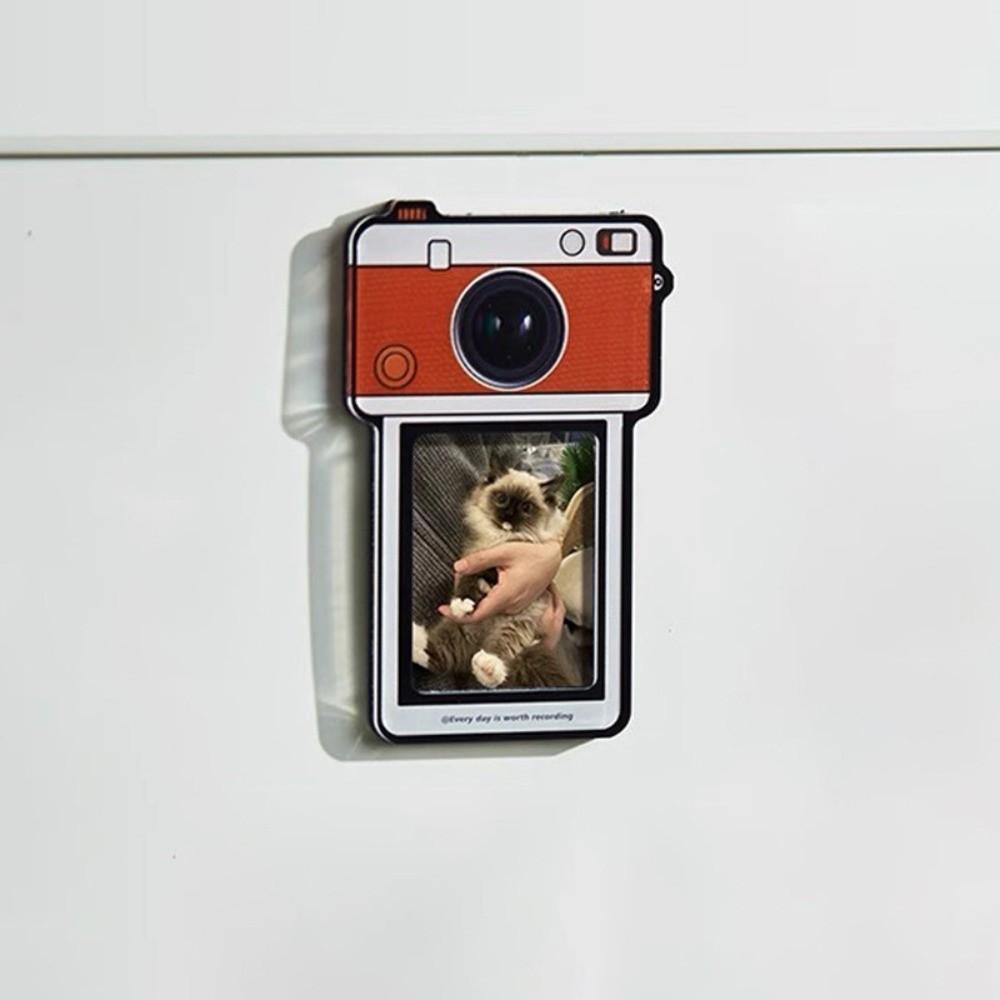 

Acrylic Instant Camera Photo Frame Magnetic Photo Fixation Picture Display Holder Frame Refrigerator Sticker Home Decoration