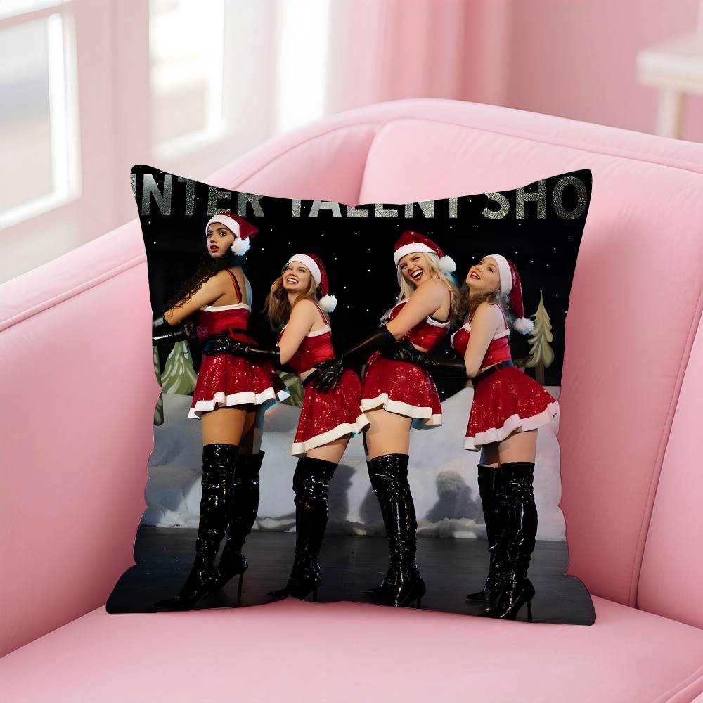 

Movie TV M-Mean Girls Pillow Case Pattern Printed Pillowcase For Living Room Sofa Cushion Cover & Bedroom Decor 12x12Inch