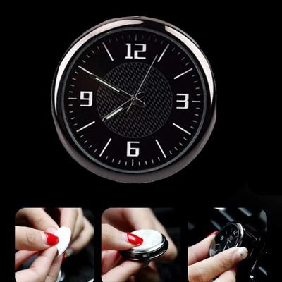 Universelle Auto-Armaturenbrettuhr Leuchtende Quarz-Uhr Ornament Auto-Lüftungsschlitz-Clip-Uhr Innenraum Quarz Analog Smartwatch Dekor