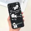 For Motorola Moto G73 5G Phone Case Black Soft Silicone Anti-knock Cover For MotorolaG73 G 73 Capa Panda Rabbit Cat Luxury Capa