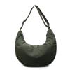 Canvas Bag Women's Large-capacity New Niche Feeling Summer Shoulder Messenger Bag Versatile Commuter Dumpling Bag