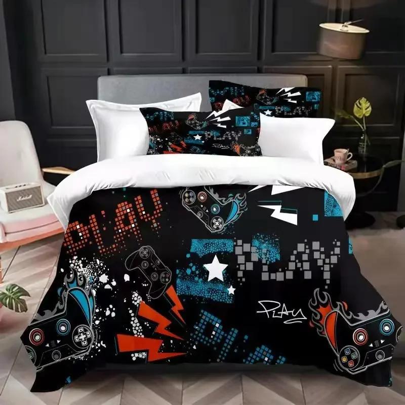 Comforter Gamer Bedding Sets For Boys Teen Gaming Video Games Comforter Playstation Designs Bed Set With