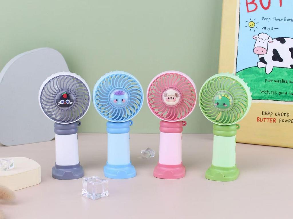 Summer Cartoon USB Rechargeable Mini Portable Fan