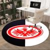 Eintracht Frankfurt Crest Round Rug for Livingroom,Bedroom, Palyroom, Chair Rug, Area rug, Circle Carpet, Fan Christmas gift