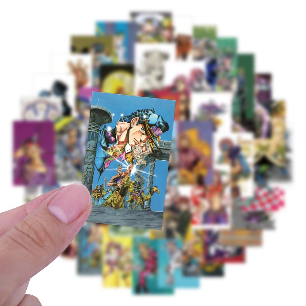 75-Piece JoJo's Bizarre Adventure Anime Sticker Set for Phones, Planners, Walls, and Desktops