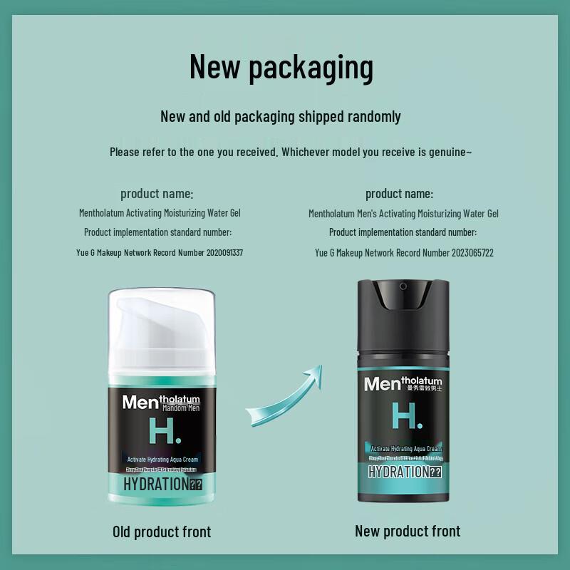 Mentholatum Men's Active Hydrating Gel Cream