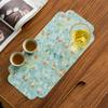 Retro Fabric Tablecloth Double Sided Tea Banquet Coaster Teapot Mat  Living Room
