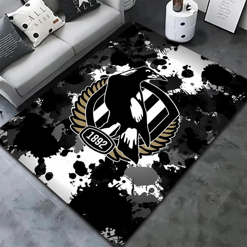 Collingwood Football Club Carpet Rug For Living Room Bedroom Home Sofa Decoration Kids Play Nonslip Floor Mat