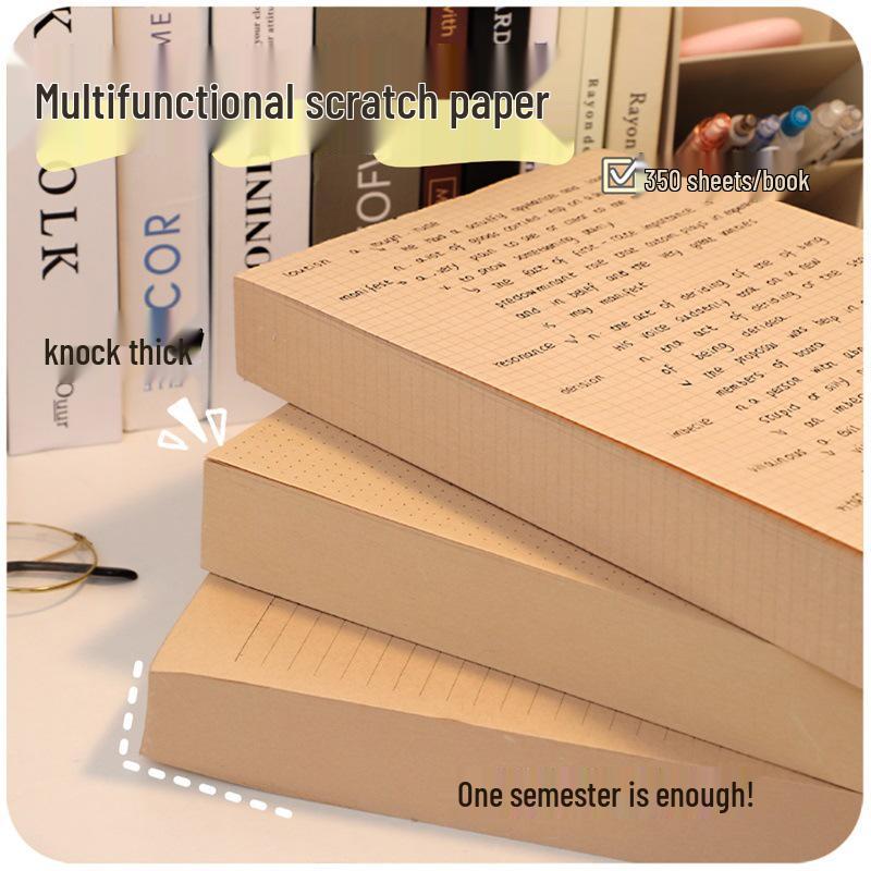 Kraft Paper Pad for Students: Perfect for Exams and School Use